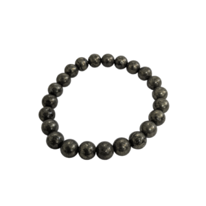 Pyrite Bracelet for Women Men's Gifts - Protection Healing Crystal Bracelet - 8mm Gemstone Beaded Adjustable